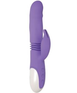 Evolved Thick & Thrust Bunny Dual Stim Rechargeable -purple