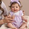 Babeside Smiling Reborn Baby Vead 20" Little Infant Girl Heartwarming Gift Timeless Emotional Moments